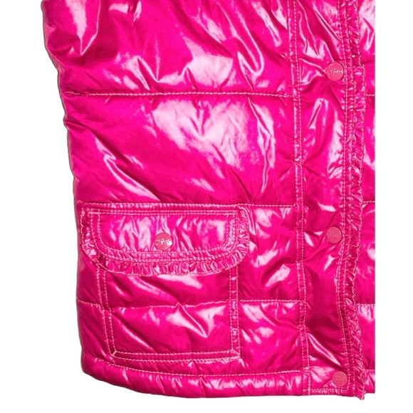 Gap Kids Coat Vest Girls Size XXL 14/16 Pink - Picture 6 of 9